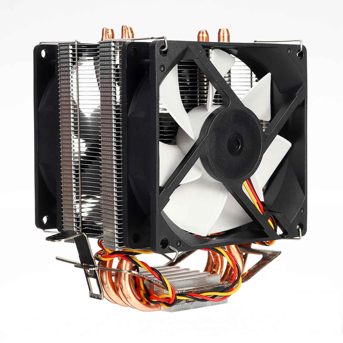 Find 3 Pin 4 Heatpipes CPU Cooling Fan Cooler Heatsink for Intel AMD for Sale on Gipsybee.com with cryptocurrencies
