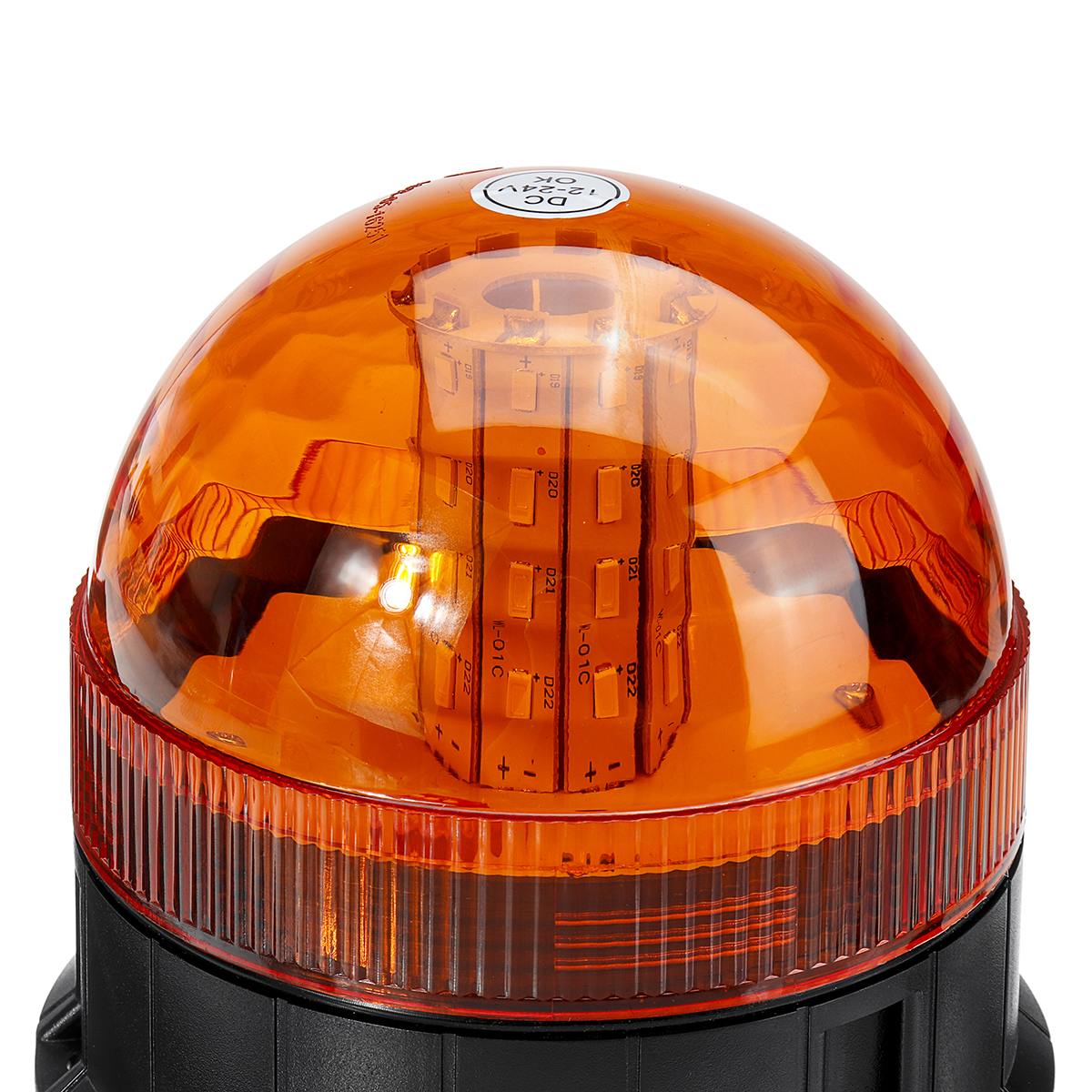 Find DC12 24V 40LED Magnetic Roof Rotating Flash Amber Beacon Strobe Tractor Warning Signal Light for Sale on Gipsybee.com with cryptocurrencies