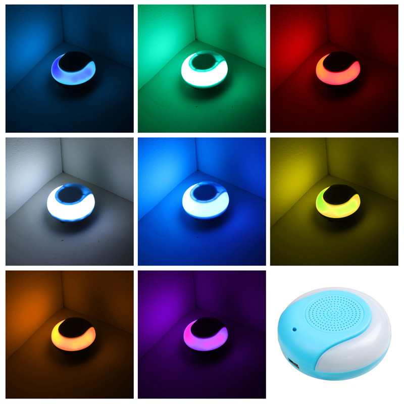 Find Wireless Bluetooth LED Light Speaker Bulb RGB 10W Music Playing Lamp Remote RGB Colors Changing Night Light for Sale on Gipsybee.com with cryptocurrencies