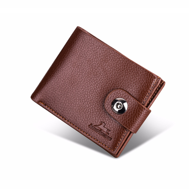 24SHOPZ Men Fashion Business Retro Faux Leather Wallet Card Holder