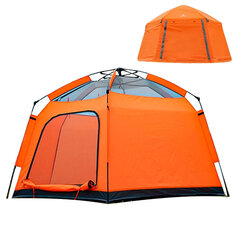 Tente de camping automatique pour adultes, tente anti-moustiques, aire de jeu extérieure avec rideau d'ombrage