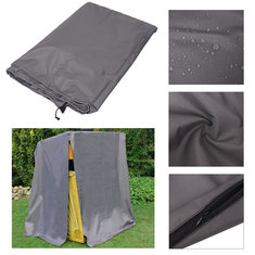 Wasserdichte Abdeckungen für Outdoor-Patio-Strandstühle aus Planenstoff 600D Oxford Furniture Dust Rain Sun Protector