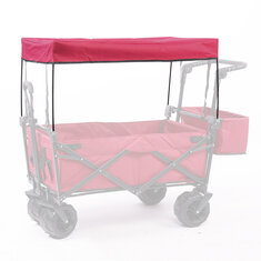 IPREE® Garden Utility Wagon Cart Sun/Rain Shade Cover Trolley Canopy For Garden Utility Wagon Cart