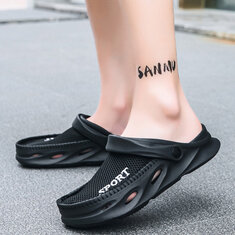 Fajne sandały sportowe męskie, miękkie letnie outdoorowe klapki szybkoschnące buty wodne do wspinaczki, obozowania i biegania