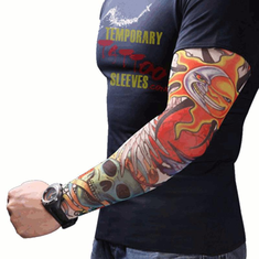 Mężczyźni Kobiety Nylonowe Rękawy Tatuażu Elastyczne Chłodne Ochrona Przed Słońcem UV do Jazdy na Rowerze, Wędkowania, Wspinaczki