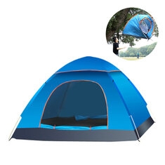 Tenda da campeggio per 2-3 persone UPF50+ automatica e impermeabile istantanea, tenda da viaggio portatile pieghevole per la spiaggia