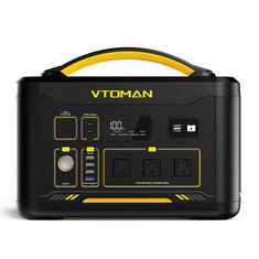 [US Direct] VTOMAN Jump1000 ポータブル電源ステーション1000W（サージ2000W）、1408Wh LiFePO4バッテリージェネレーター、1000W AC出力、100W USBポート、キャンプ＆ホームバックアップ用ソーラージェネレーター
