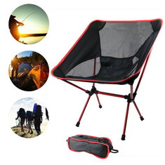 IPRee® Ultra Hafif Katlanır Sandalye Superhard Outdoor Kampçılık Sandalye Portatif Plaj Yürüyüş Piknik Koltuğu Balıkçılık Aletler Maksimum Yük 150kg