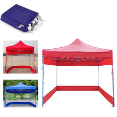 30FT Baldachin Zelt 3 Seiten Wand Wasserdicht Winddicht Schutzgurt Outdoor Camping Picknick Zelt Abdeckung
