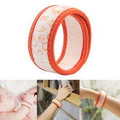 Pulsera repelente de mosquitos Clean-n-Fresh Mosquito Killer Wristband Anti Insect Dispeller Insect Repellent Chips Bracelet Hand Strap para adultos y niños.