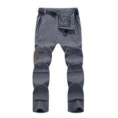 Pantalones impermeables desmontables elásticos para exteriores para hombre Pantalones de escalada transpirables de secado rápido