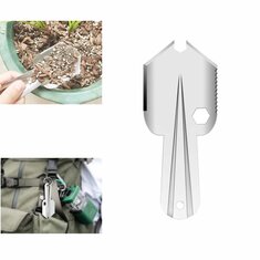 Titanium Camping Portable Shovels Outdoor Compact Poop Shovel Trowel Ultralight Backpacking Multi Tool for Hiking Household Garden Survival