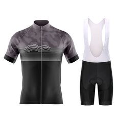 Conjunto de maillot de ciclismo de verano, pantalones cortos de ciclismo, camisetas de bicicleta de carretera MTB, ropa de ciclismo transpirable