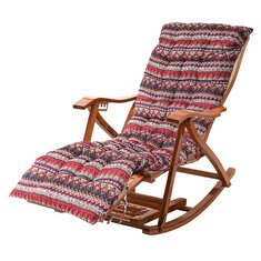Cojín para tumbona de jardín al aire libre de 155x48x8 cm, más grueso y cómodo para reemplazar el asiento de la silla.