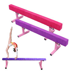 1.8M/6FT High Gymnastics Balance Beam Gym Exercise Sports Training Airtrack Rolls Bar Tools Equipment