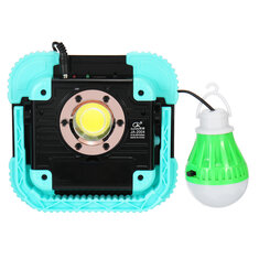 COB солнечный кемпинговый свет USB-заряжаемый водонепроницаемый фонарь рабочего света флуд для открытых походов, путешествий, рыбалки, аварийного ремонта автомобилей