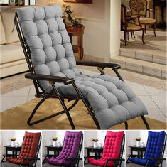 Cojín de silla engrosado de 48 * 155 CM Tapizado de silla mecedora plegable de doble cara disponible al aire libre cámping Playa Sillas Asientos para el sol