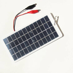 5V 12V Solarpanel 5W Ausgang USB Outdoor-Portable-Solarsystem für Handy-Ladegeräte