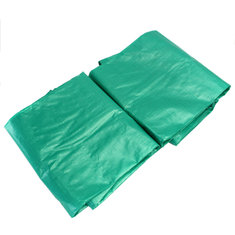 PE 5.4 × 7.3 م / 17.7 × 24 قدمًا غطاء خيمة تخييم مقاوم للماء في الهواء الطلق ، غطاء خيمة حقل ، غطاء سيارة ، قبة