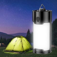 LED campeggio Lanterna Ricaricabile Integrata 18650 Batteria Tenda Portatile lampada Esterno Impermeabile campeggio Luce di Emergenza
