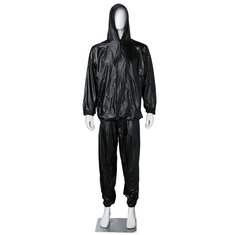 M-3XL Fitness Hiking Suit Sports Fitness Body Shape Sauna Suit Sweat Suit Running Workout Suit Exercise Gym