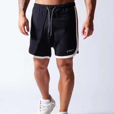 Férfi futó sport rövidnadrág hurok fitnesz torna edzés futás kocogás ösvény lélegző gyorsan száradó puha sport nadrág