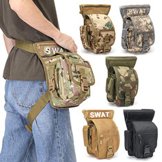 Borsa tattica militare multifunzione per gamba impermeabile mini borsa sportiva esterna per viaggi, escursioni e borsa a camuffamento per uomini e donne
