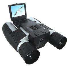 IPRee™ 12x32 1920X1080p फुल एचडी वीडियो कैमरा टेलीस्कोप बिनॉक्यूलर जो 2इंच स्क्रीन के साथ है