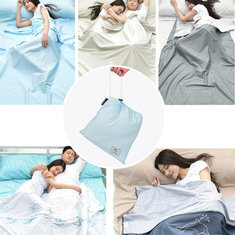 Śpiwór Naturehike dla 1-2 osób z podszewką z bawełny w kształcie koperty, ochroną przed brudem i torbą