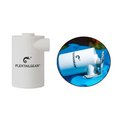 FLEXTAILGEAR Max Pump 2020 Ultralekka, ładowana przez USB, wodoodporna pompa powietrza do pompowania i spuszczania kół pływackich, matach campingowych i materacach.