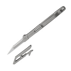 NITECORE NTK07 114.5mm ultra-cienki tytanowy nóż Unibody lotnictwa TC4 Ti lekki scyzoryk do cięcia EDC zewnętrzne narzędzie wielofunkcyjne