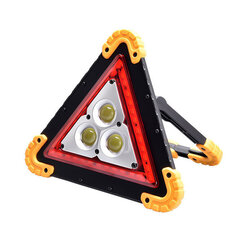 Rechargeable LED Emergency Light Warning Hazard Trilight Triangle for Vehicle Breakdown Car Safety Kits Accessories
