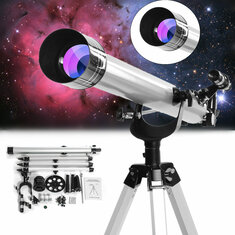 675x High Magnification Astronomical Refractive Zooming Telescope for Space Celestial Observation