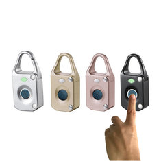 IPRee® ZT10 Diebstahlsicheres elektronisches Smart Fingerabdruck-Vorhängeschloss Outdoor Travel Koffer Taschenschloss