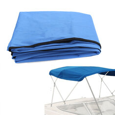 Wasserdichtes Boot Ersatz-Canvas 600D Polyester Zelt Top Tuch mit Reißverschlusstaschen ohne Rahmen