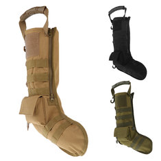 MOLLE Christmas Grandfather Santa Socks Bag Military Tactical Bag Outdoor Hunting Storage Bag Case