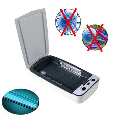 9W-os UV telefon sterilizáló doboz USB újratölthető ékszer tisztító fertőtlenítő fertőtlenítő tok