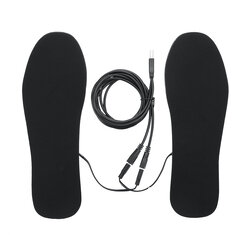 almilhas térmicas elétricas para sapatos com conexão USB, aquecedor de pés com filme elétrico, meias quentes para esportes de inverno, acessórios para atividades ao ar livre.