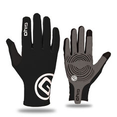 Giyo Wind Breaking Cycling Full Finger Gloves Οθόνη αφής Αντιολισθητική υφασμάτινη γάντια ποδηλάτου MTB Road Bike Long Glove