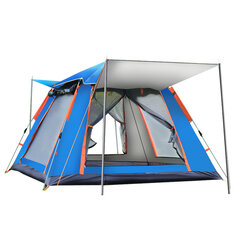 Tenda de configuração totalmente automática para 4 a 5 pessoas UV Piquenique Família Protegida Protetores de Sol para Viagem Barracas de camping à prova de chuva à prova de vento