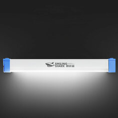 Mosolygó cápa LED-izzó 3000 Lumenes USB újratölthető Erős mágnes kempingre és vészhelyzetekben Világítás