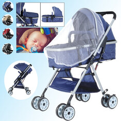 Infants Baby Stroller Anti-Insect Pushchair Travel Kids Sleeping Basket with Mosquito Net