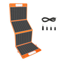 [AS Direto dos EUA] FlashFish 18V 100W Painel Solar Dobrável Carregador Solar de Emergência Com PD Type-c QC3.0 para Telefones Tablets Camping Van RV Viagem Corte de Energia.