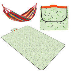 Πτυσσόμενο στρώμα για πικ-νικ αδιάβροχο μαξιλάρι ύπνου κουβέρτα με αιώρα για υπαίθριο κάμπινγκ