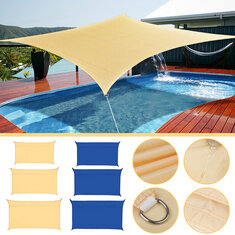 95% UV Block Sun Shade Sail Canopy Rechteck Sandfester Sonnenschirm für Hinterhofdeck im Freien