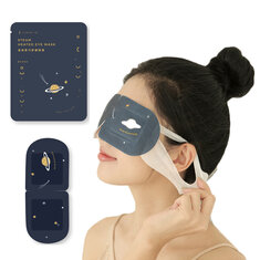 [Από] LIBERFEEL Sleep Steam Eyemask Cute Hood Eyeshk Κάλυμμα Eye Relieve Patch Soft Comfort Blindfold Chamomile lavender Jasmine For Travel Camping Yoga Nap