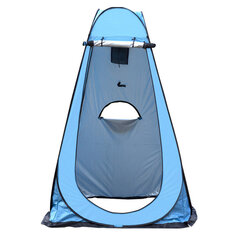 ek kişilik otomatik çadır kamp yapmak için Anti-UV güneşlik plaj tuvalet çadırı depolama çantası ile