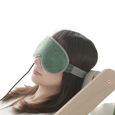  Smart Eye Patch respirável Sleep USB recarregável 5 modos Massagem 3 modos de ajuste de temperatura Viagem Office Eye Máscara