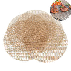5db szabadtéri kemping BBQ grillező hálós szőnyeg újrafelhasználható tapadásmentes barbecue sütőhuzal hálószőnyeg
