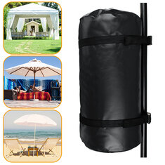 24x45cm PVC waterzak met vaste basis voor zand om buiten tenten, parasols en luifels te bevestigen.